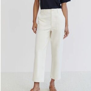 Jenni Kayne Ranger Trouser, Size 14, Ivory